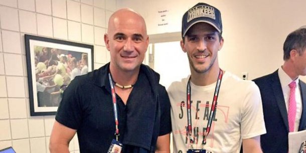 Agassi siempre ve el TC y es hincha de Chevrolet