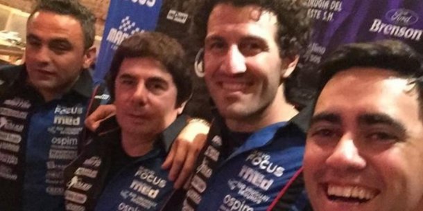 Tuero, Martos, Moriatis y Okulovich.