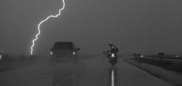 Impresionante Foto de la lluvia hoy por la mañana