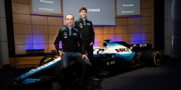 Robert Kubica y George Russell sobre el modelo 2019