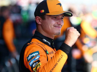 NORRIS FESTEJÓ EN SU CASA TRAS UNA CARRERA DE LOCOS